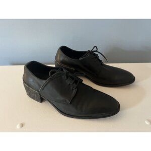 Collection Privee Men's Black Derby Shoes Size 37